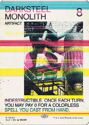 Darksteel Monolith (0344) (SLZ-344) - Secret Lair x MSCHF: The Zeta Set