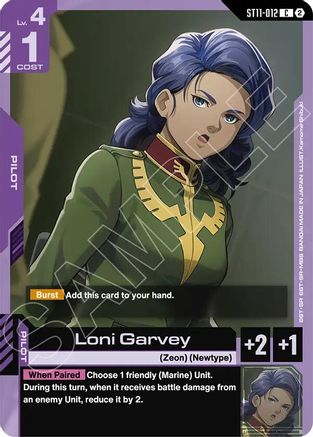 Loni Garvey (ST11-012) - Starter Deck 11 Aquatic Assault