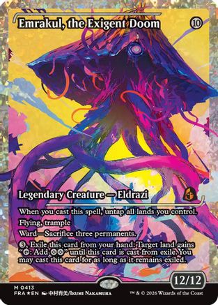 Emrakul, the Exigent Doom (Showcase) (Fracture Foil) (FRA-413) - Reality Fracture Foil