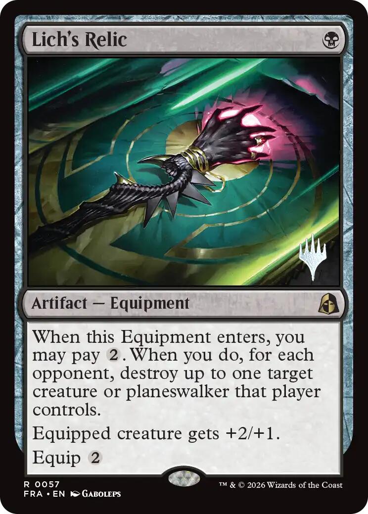 Lich's Relic [Reality Fracture Promos]