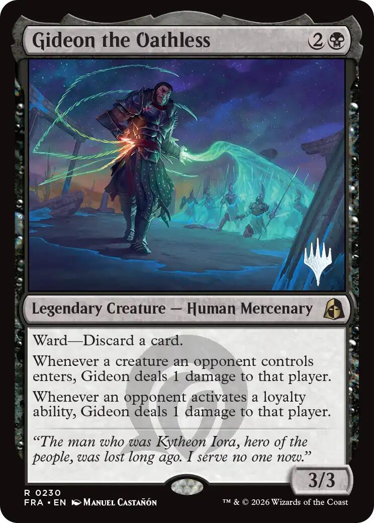 Gideon the Oathless [Reality Fracture Promos]