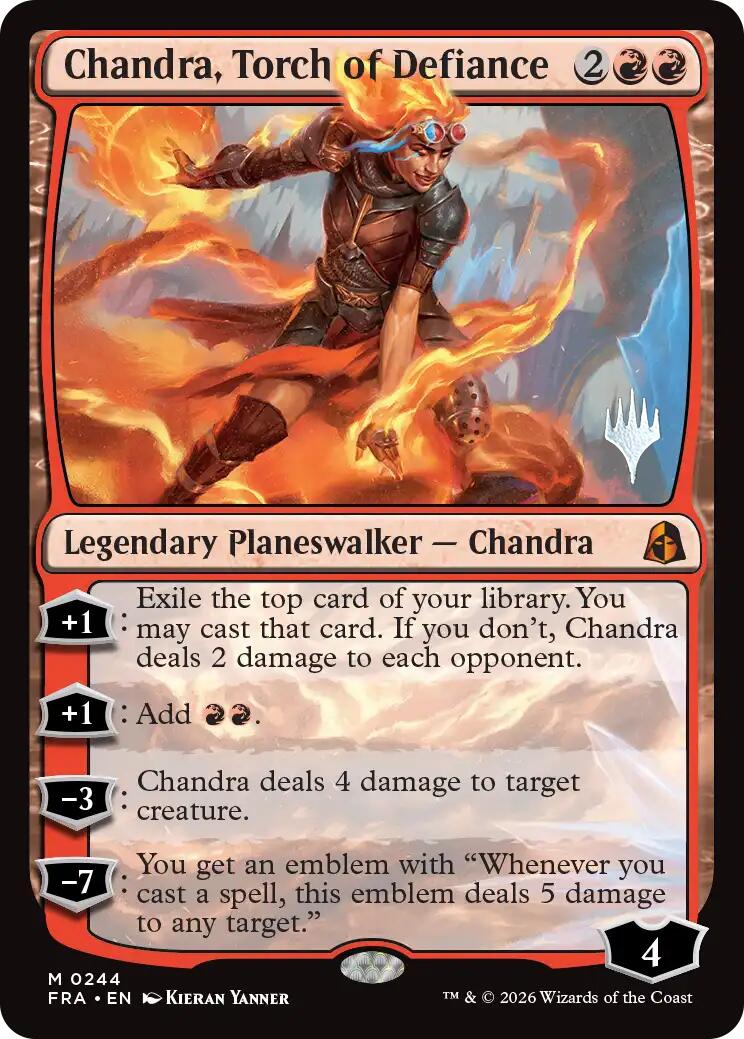 Chandra, Torch of Defiance [Reality Fracture Promos]