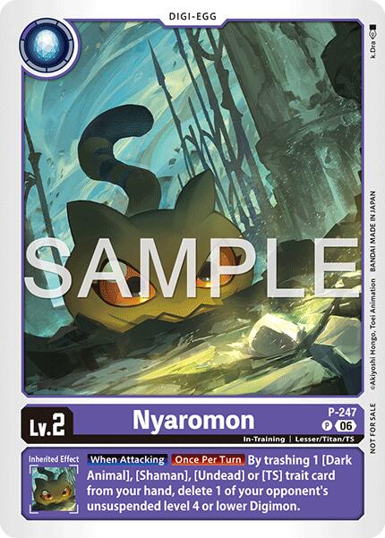 Nyaromon [P-247] (Official Store Tournament 2026 Vol. 4 Participant) [Promotional Cards]