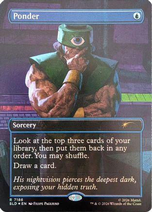 Ponder (SLD-7186) [Secret Lair Drop Series] Foil