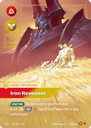 Mordekaiser, Iron Revenant (Overnumbered) (170/167) - Radiance Foil