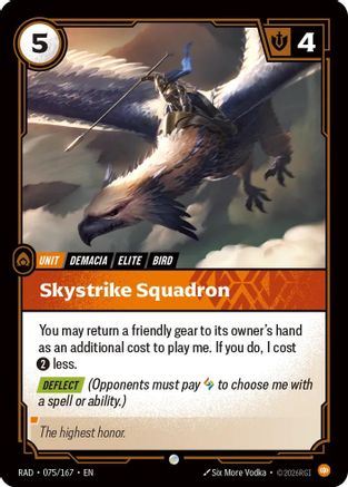 Skystrike Squadron (075/167) - Radiance Foil