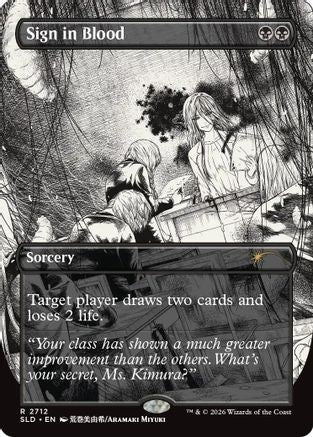 Sign in Blood (SLD-2712) [Secret Lair Drop Series]