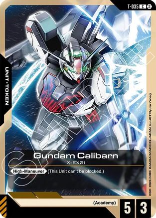 Gundam Calibarn (T-035) Token (T-035) - Stardust Trails