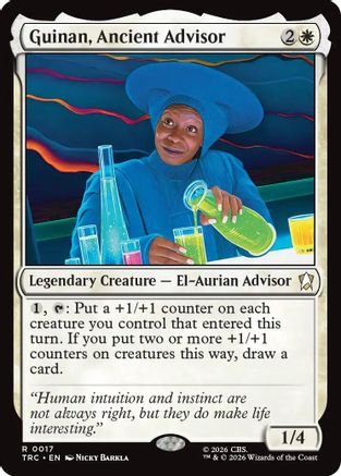 Guinan, Ancient Advisor (Surge Foil) (TRC-017) [Commander: Star Trek] Foil