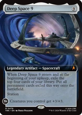 Deep Space 9 (Extended Art) (TRK-479) [Star Trek] Foil