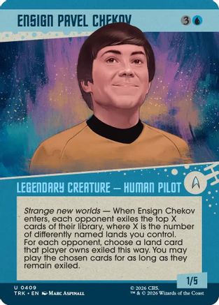 Ensign Pavel Chekov (Showcase) (TRK-409) [Star Trek]