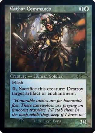 Cathar Commando (Retro Frame) (SLD-7132) [Secret Lair Drop Series] Foil