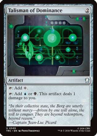 Talisman of Dominance (TRC-505) [Commander: Star Trek]