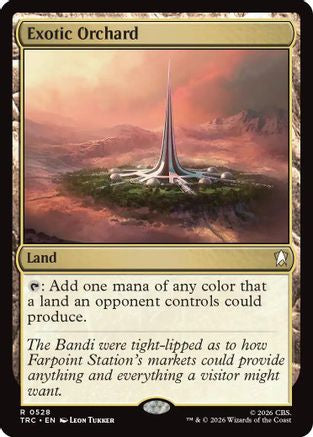 Exotic Orchard (Surge Foil) (TRC-528) [Commander: Star Trek] Foil