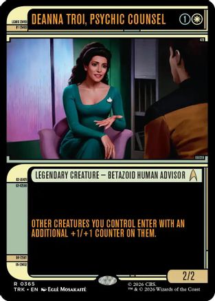 Deanna Troi, Psychic Counsel (Showcase) (TRK-365) [Star Trek] Foil