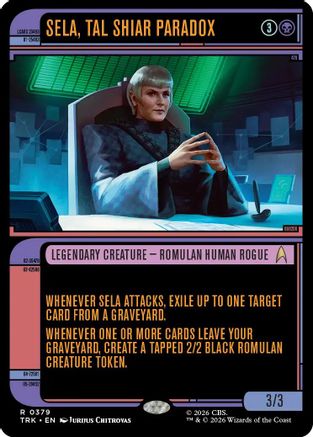 Sela, Tal Shiar Paradox (Showcase) (TRK-379) [Star Trek]