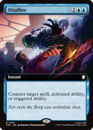 Disallow (Extended Art) (TRC-253) [Commander: Star Trek]