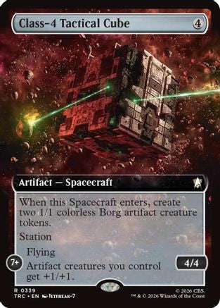 Class-4 Tactical Cube (Extended Art) (TRC-339) [Commander: Star Trek]