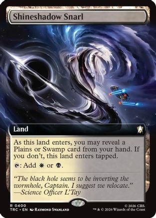 Shineshadow Snarl (Extended Art) (TRC-400) [Commander: Star Trek]