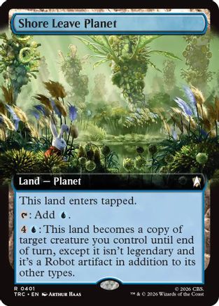 Shore Leave Planet (Extended Art) (TRC-401) [Commander: Star Trek]