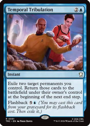 Temporal Tribulation (Surge Foil) (TRC-051) [Commander: Star Trek] Foil