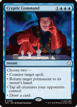 Cryptic Command (Surge Foil) (TRC-435) [Commander: Star Trek] Foil