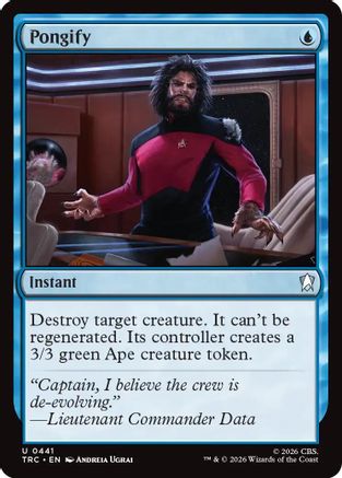 Pongify (Surge Foil) (TRC-441) [Commander: Star Trek] Foil