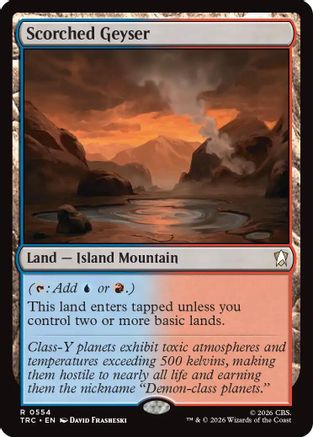 Scorched Geyser (TRC-554) [Commander: Star Trek]
