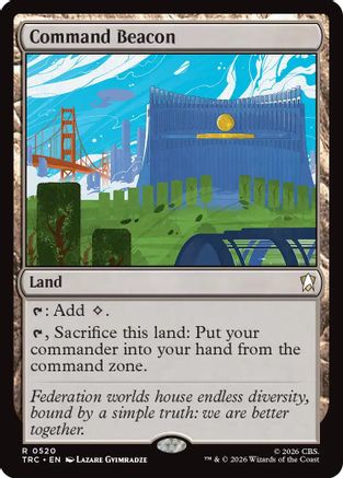 Command Beacon (Surge Foil) (TRC-520) [Commander: Star Trek] Foil