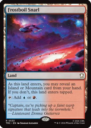 Frostboil Snarl (Surge Foil) (TRC-533) [Commander: Star Trek] Foil