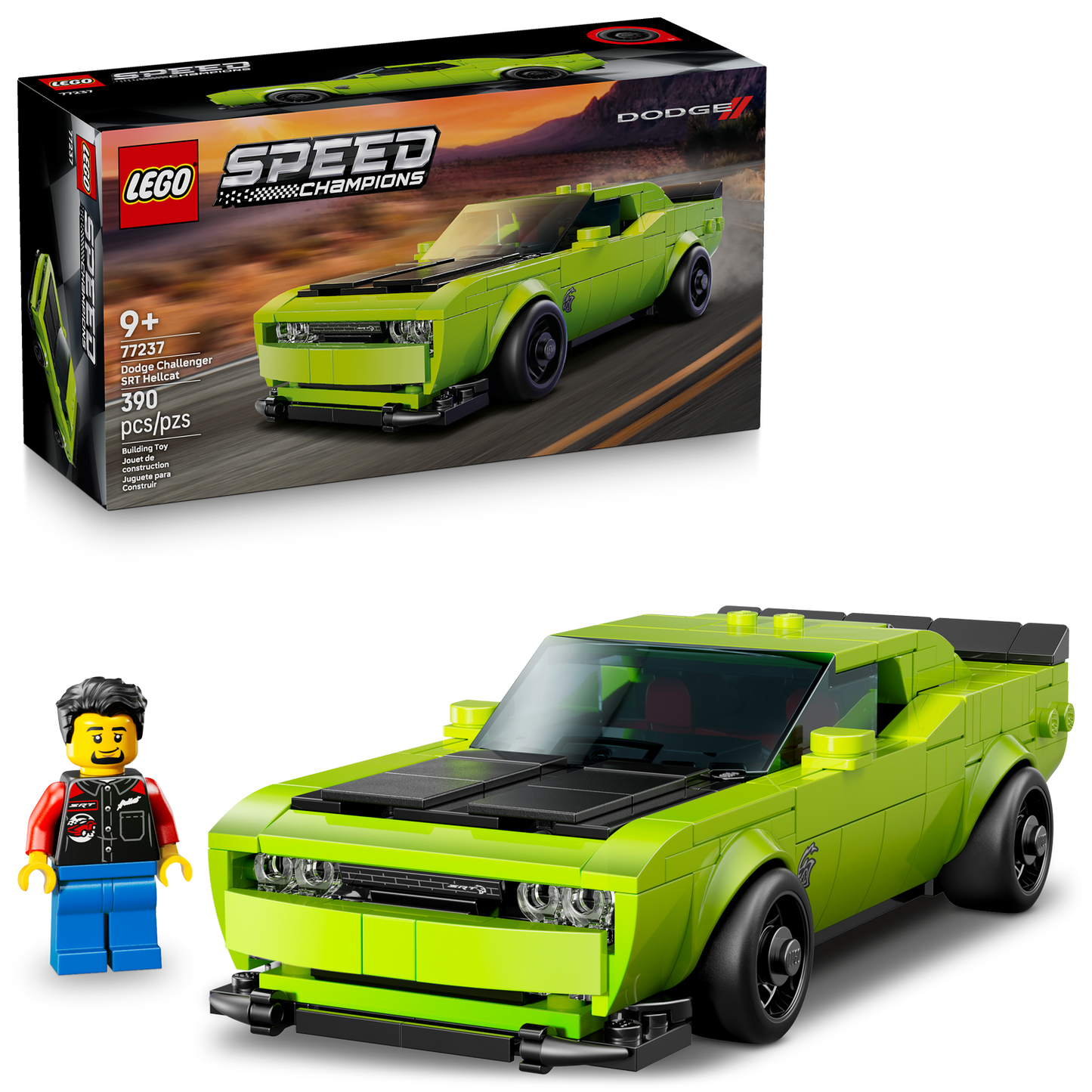 LEGO: Dodge Challenger SRT Hellcat Sports Car
