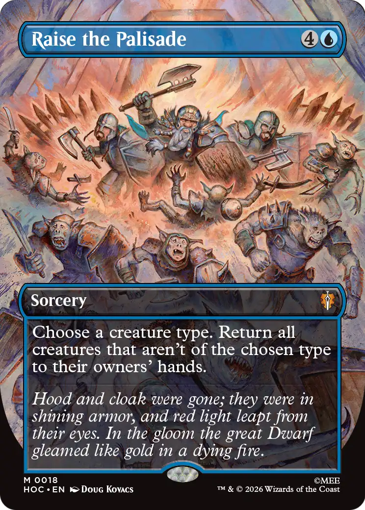 Raise the Palisade (Borderless) [The Hobbit: Eternal-Legal]
