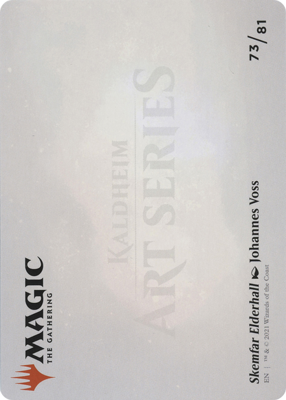 Skemfar Elderhall // Skemfar Elderhall (ASKHM-073) - Art Series: Kaldheim (Borderless) Foil
