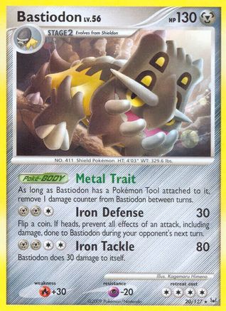 Bastiodon  Platinum - Rare