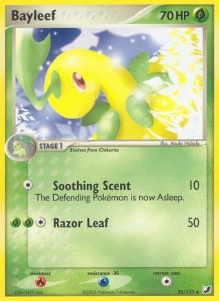 Bayleef  - Reverse Holofoil Unseen Forces - Uncommon