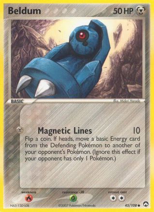 Beldum  - Reverse Holofoil Power Keepers - Common