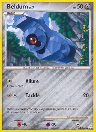Beldum (84) (84) 084  - Reverse Holofoil Legends Awakened - Common