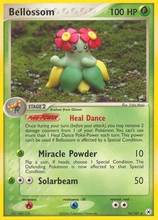 Bellossom 016  - Reverse Holofoil Hidden Legends - Rare