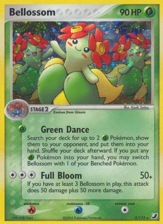 Bellossom  - Holofoil Unseen Forces - Holo Rare