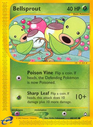 Bellsprout (68)  Aquapolis - Common