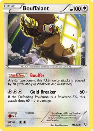 Bouffalant  - Reverse Holofoil Dragons Exalted - Uncommon