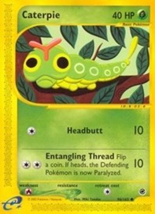 Caterpie  - Reverse Holofoil Expedition - Common