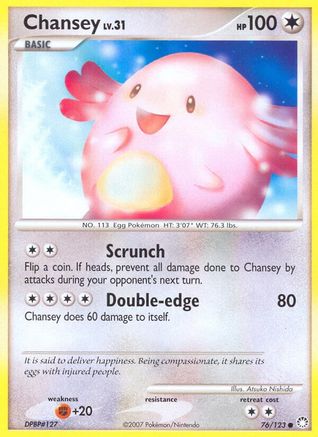 Chansey 076  Mysterious Treasures - Common