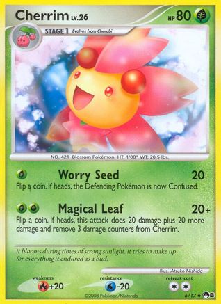 Cherrim  - Reverse Holofoil POP Series 8 - Uncommon