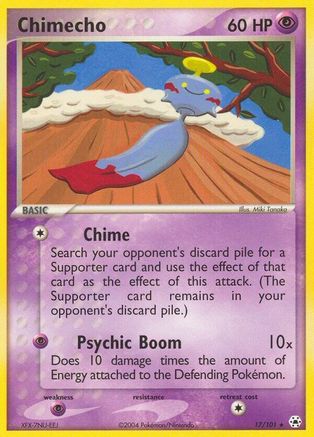 Chimecho  - Reverse Holofoil Hidden Legends - Rare