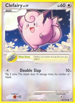 Clefairy 083  - Reverse Holofoil Secret Wonders - Common