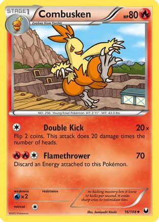 Combusken  Dark Explorers - Uncommon