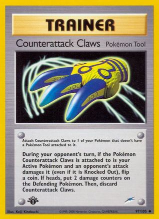 Counterattack Claws  - 1st Edition Neo Destiny - Uncommon