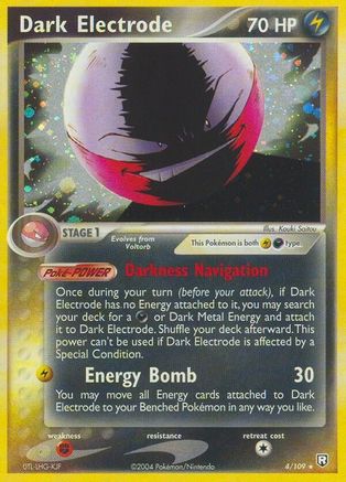 Dark Electrode 004  - Reverse Holofoil Team Rocket Returns - Holo Rare