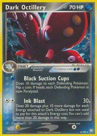 Dark Octillery 008  - Reverse Holofoil Team Rocket Returns - Holo Rare